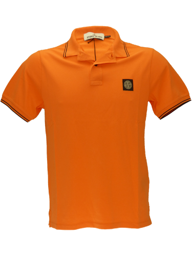 Stone Island SS15 Polo in Orange