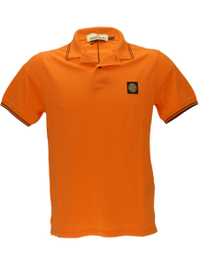 Stone Island SS15 Polo in Orange(M)