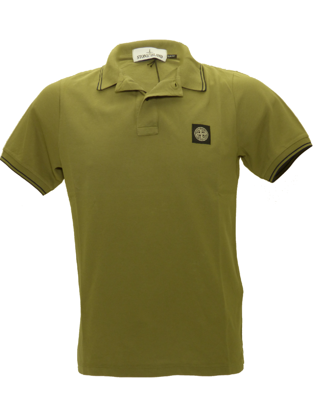 Stone Island SS15 Polo in Military Green