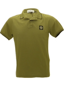 Stone Island SS15 Polo in Military Green(S)