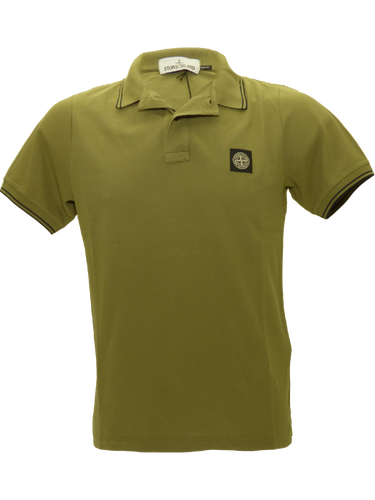 Stone Island SS15 Polo in Military Green