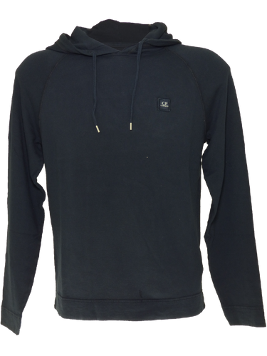 CP Company SS15 Light Weight hooded Sweatshirt in Navy