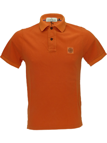 Stone Island SS15 Polo in Orange(S)