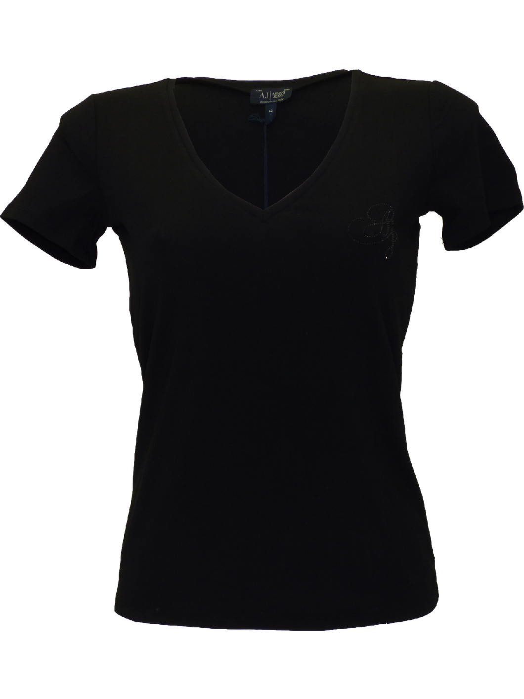 Armani SS15 Ladies T-Shirt in Black(38)