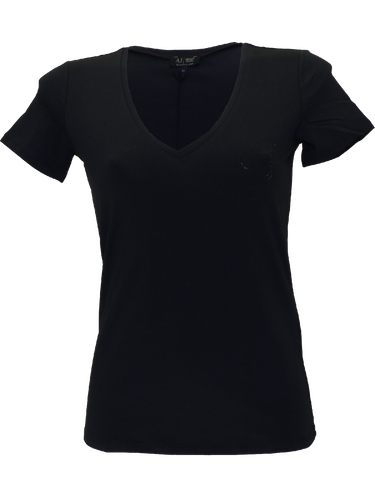 Armani SS15 Ladies T-Shirt in Indigo (38)