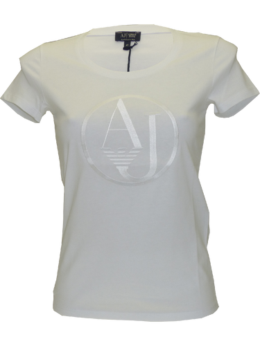 Armani SS15 Ladies T-Shirt in White(40)