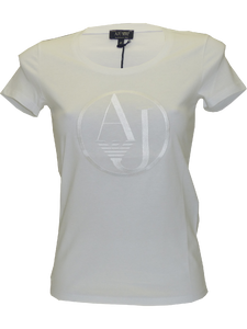 Armani SS15 Ladies T-Shirt in White(40)