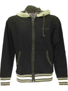 Armani SS15 full zip hoodie in black(S)