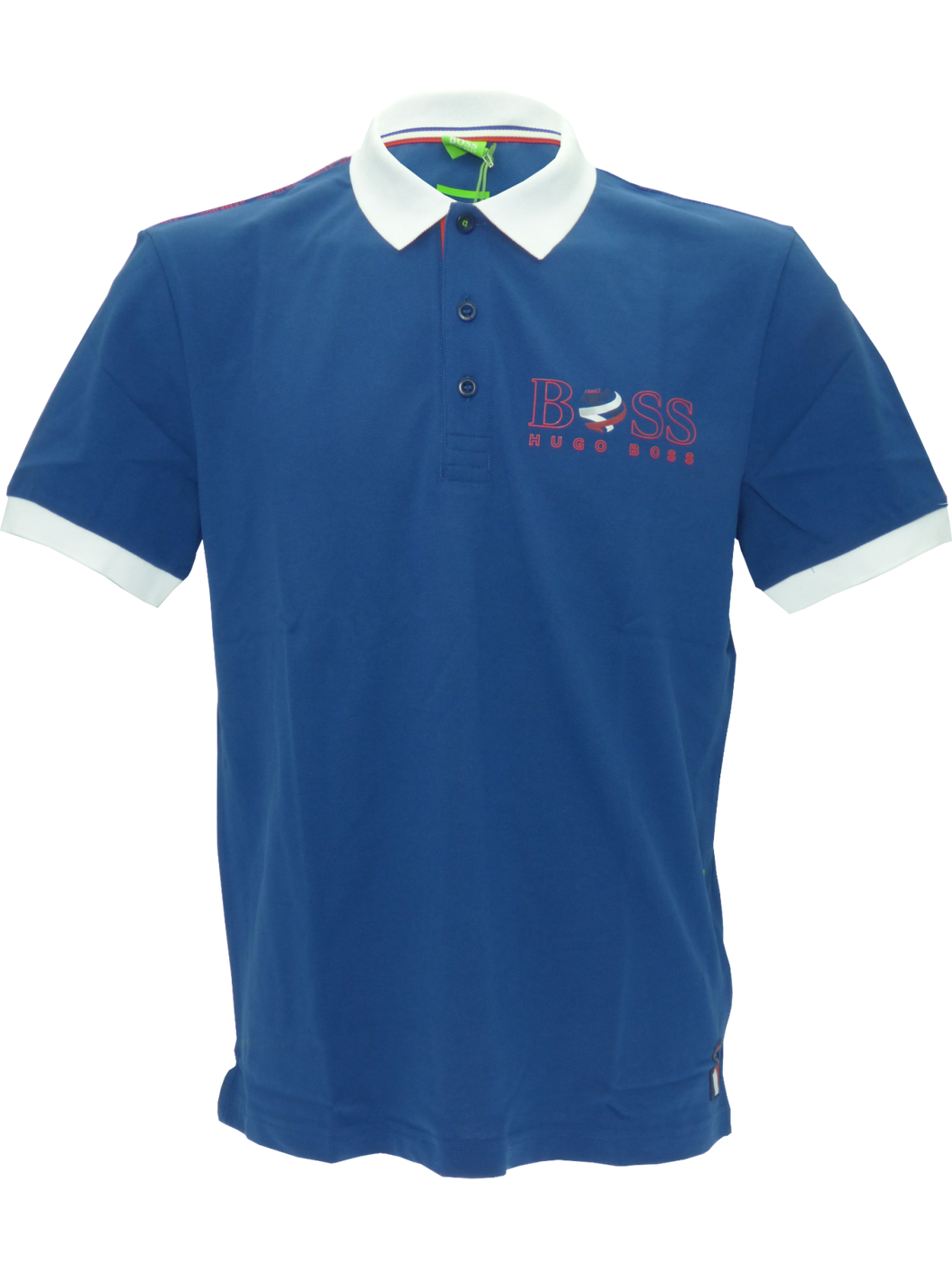 Hugo Boss World Cup Polo in Navy Blue - France