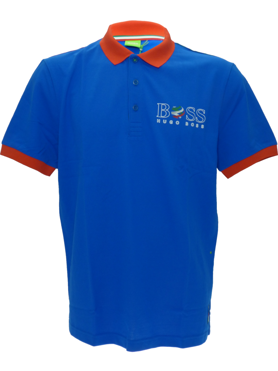 Hugo Boss World Cup Polo in Blue - Italy