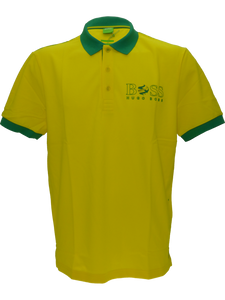 Hugo Boss World Cup Polo in Yellow - Brazil