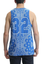 Number 32 Bandana Print Tank Top TT43