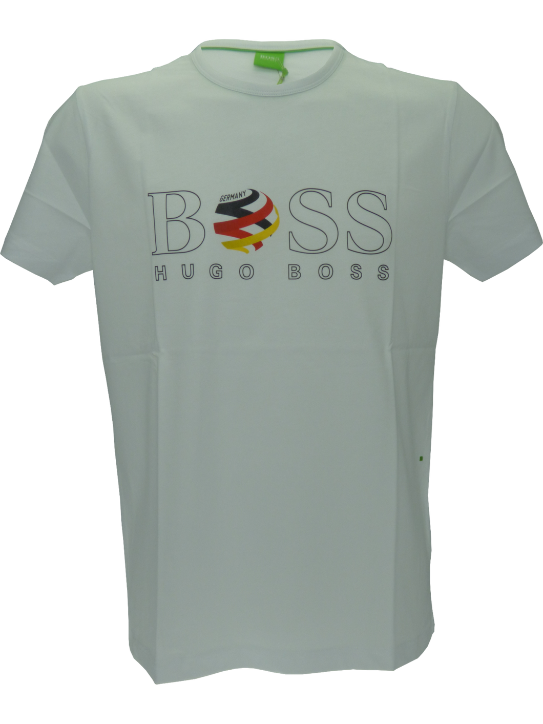 Hugo Boss Tee Flag T-Shirt in White - Germany