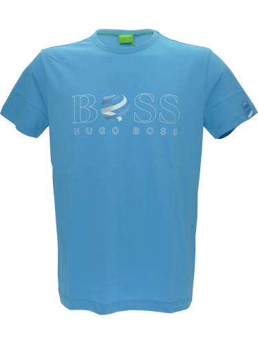 Hugo Boss Tee Flag T-Shirt in Light Blue - Argentina(L)