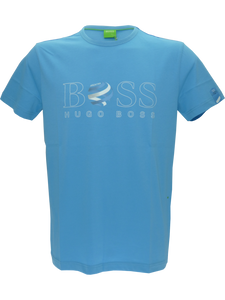 Hugo Boss Tee Flag T-Shirt in Light Blue - Argentina(L)